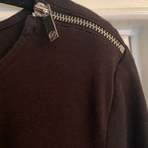 Michael Kors zipper shouldered tunic